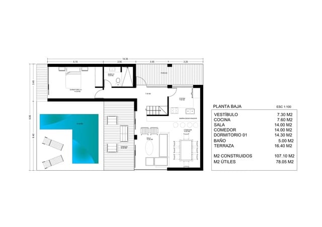 3 soveværelse Finca/Landehus til salg i San Miguel de Salinas - € 158.000 (Ref: 5211520)