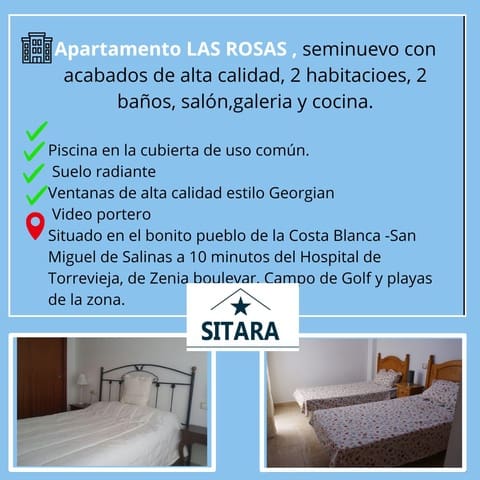 Apartamento de 2 habitaciones en San Miguel de Salinas en venta con piscina - 119.000 € (Ref: 8788017)