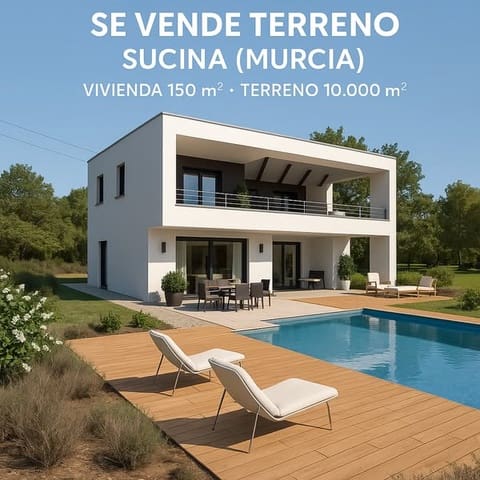Rakentamaton maa myytävänä paikassa Sucina, Murcia kaupunki - 240 000 € (Ref: 9447163)