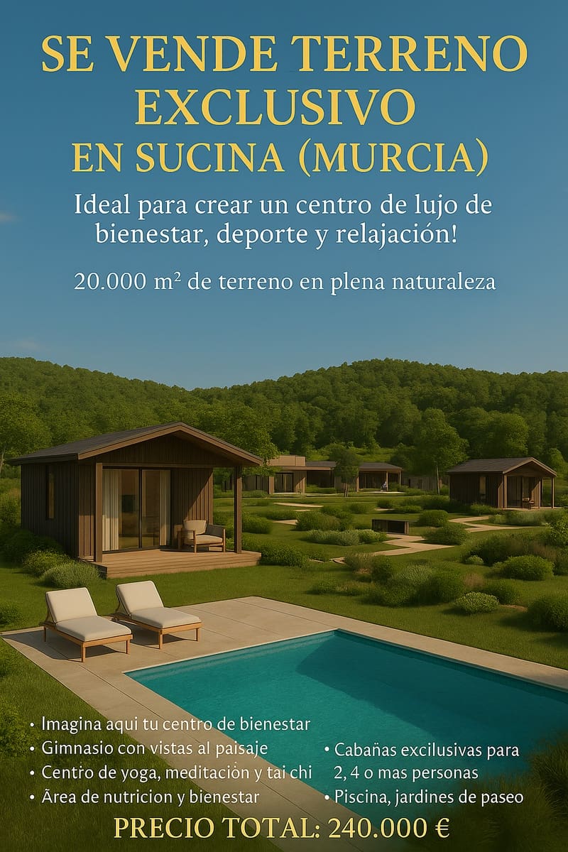 Ubebygd land til salgs i Sucina - € 240 000 (Ref: 9447163)