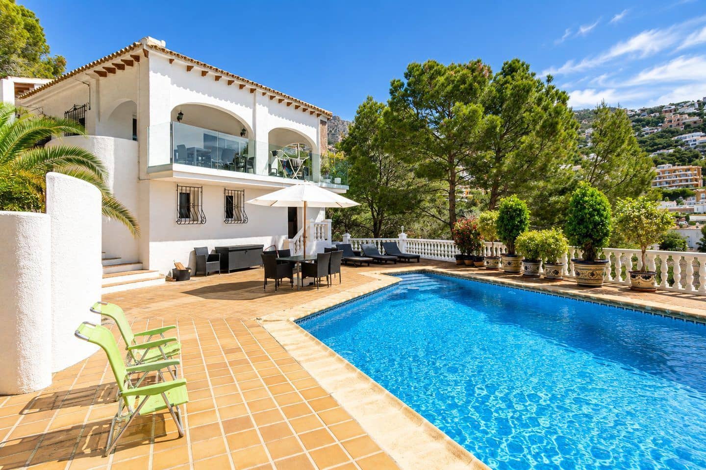 Villa/Maison de 2 chambres à louer à Altea avec piscine garage - 1 800 € (Ref: 10037025)