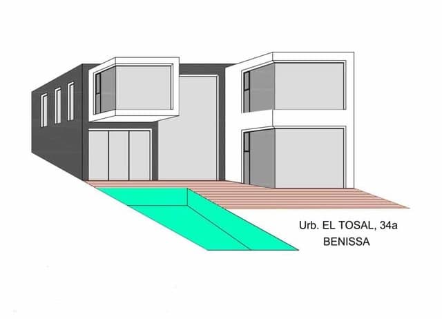 4 makuuhuone Huvila myytävänä paikassa Benissa mukana uima-altaan 
autotalli - 1 495 000 € (Ref: 4088466)