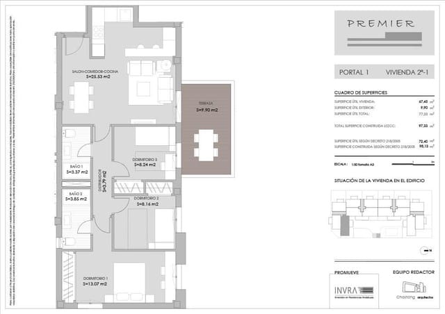3 bedroom Flat for sale in Fuengirola with pool garage - € 331,000 (Ref: 8442642)