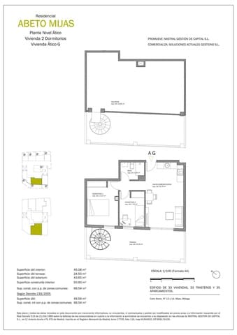 2 Zimmer Wohnung zu verkaufen in Mijas - 269.500 € (Ref: 9001070)