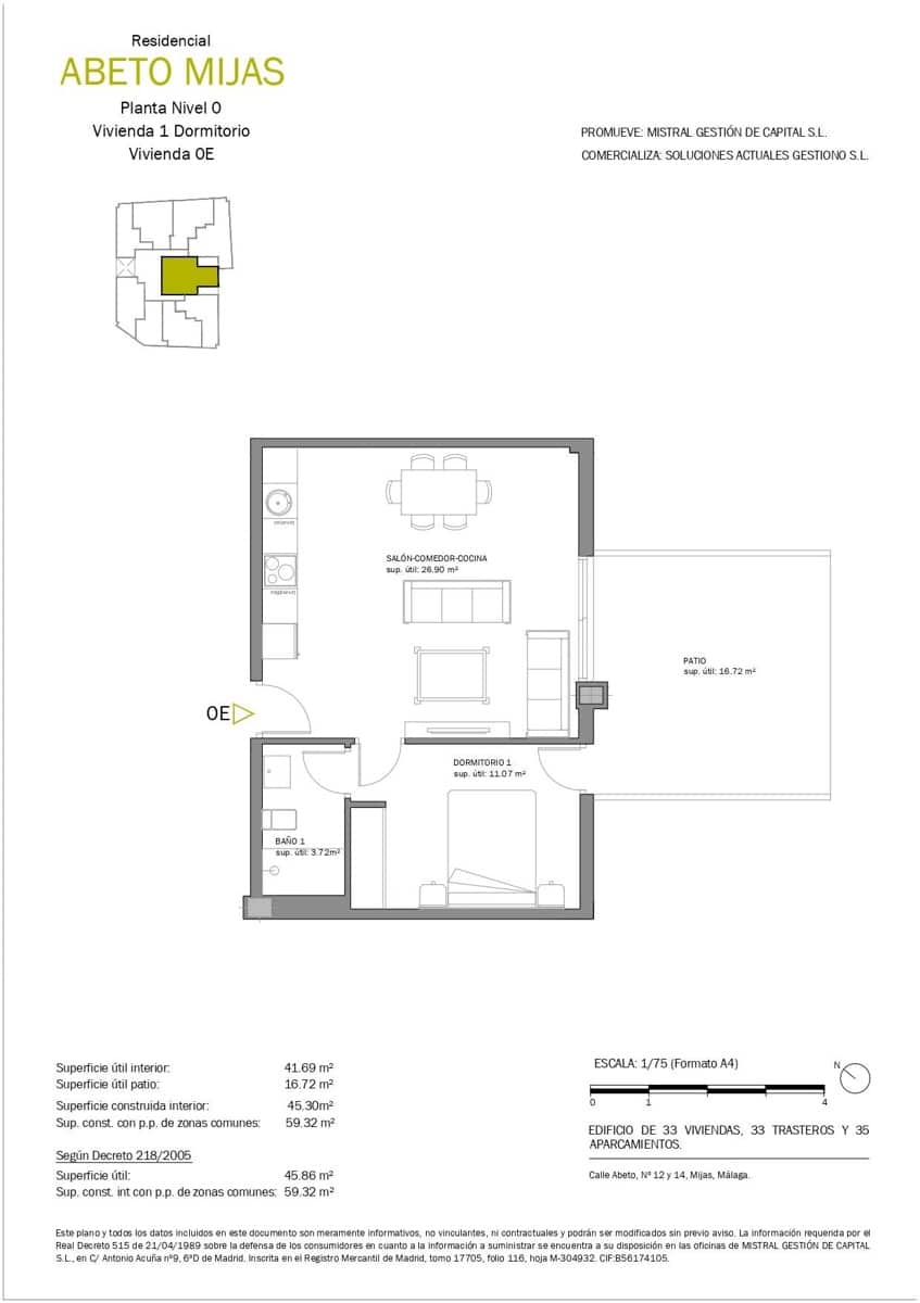 1 camera da letto Appartamento in vendita in Las Lagunas de Mijas - 196.100 € (Rif: 9001072)