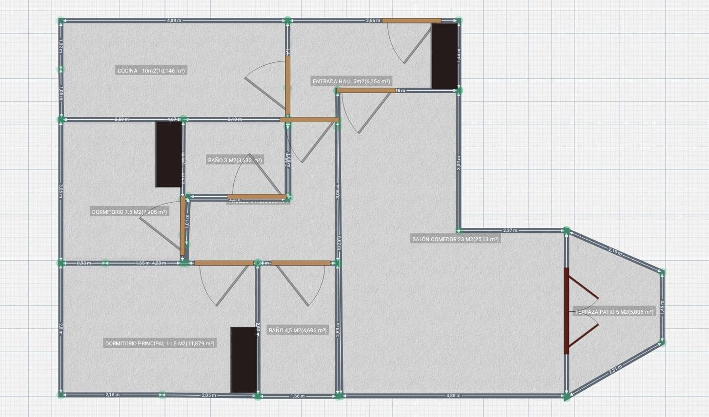 2 Zimmer Wohnung zu verkaufen in Malaga Stadt mit Garage - 420.000 € (Ref: 9387992)