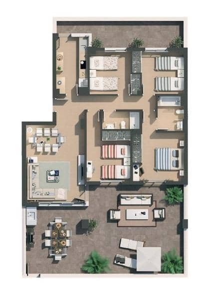 4 Zimmer Wohnung zu verkaufen in Churriana mit Pool Garage - 606.000 € (Ref: 9536804)