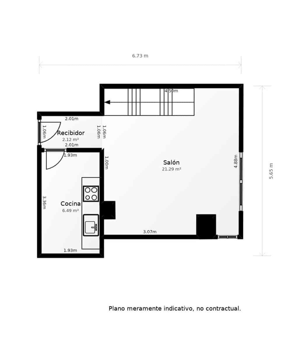 2 slaapkamer Appartement te koop in Malaga stad met garage - € 365.000 (Ref: 9873597)