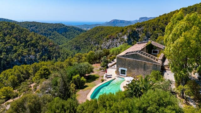 4 sypialnia Finka/Dom wiejski na sprzedaż w Galilea, Puigpunyent z basenem garażem - 3 950 000 € (Ref: 10037089)