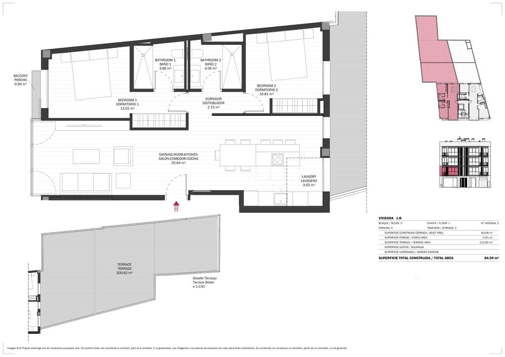 2 camera da letto Appartamento in vendita in Palma de Mallorca con garage - 780.000 € (Rif: 10157450)