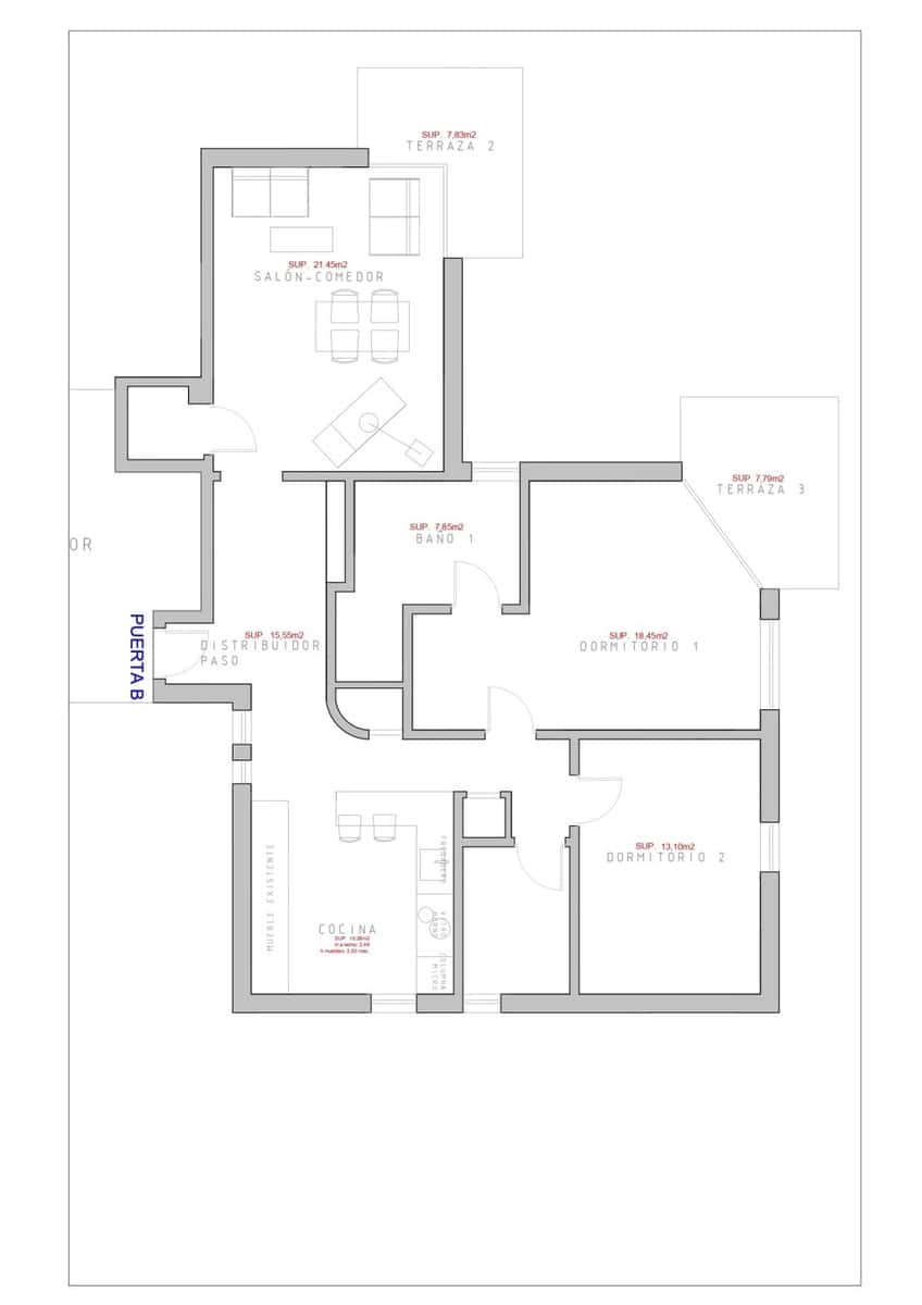 2 soveværelse Lejlighed til salg i Illetas med swimmingpool - € 848.000 (Ref: 5220157)