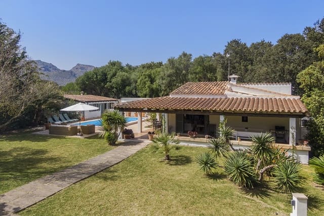 3 soveværelse Finca/Landehus til salg i Pollensa / Pollença med swimmingpool garage - € 1.395.000 (Ref: 7219275)