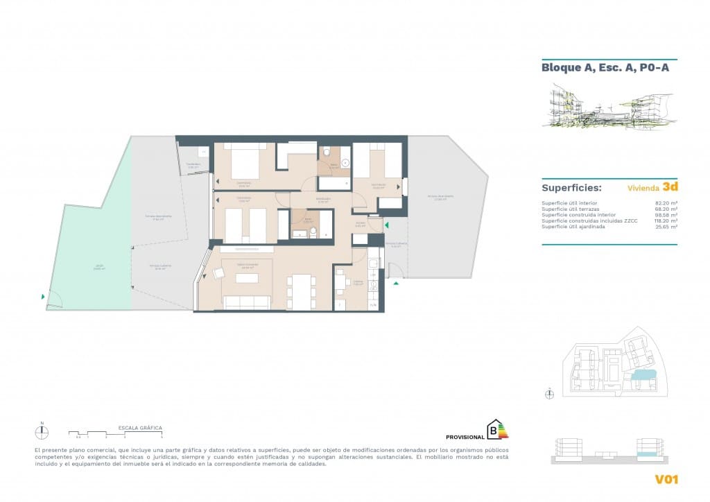 3 camera da letto Appartamento in vendita in Palmanova con piscina garage - 736.000 € (Rif: 7251069)