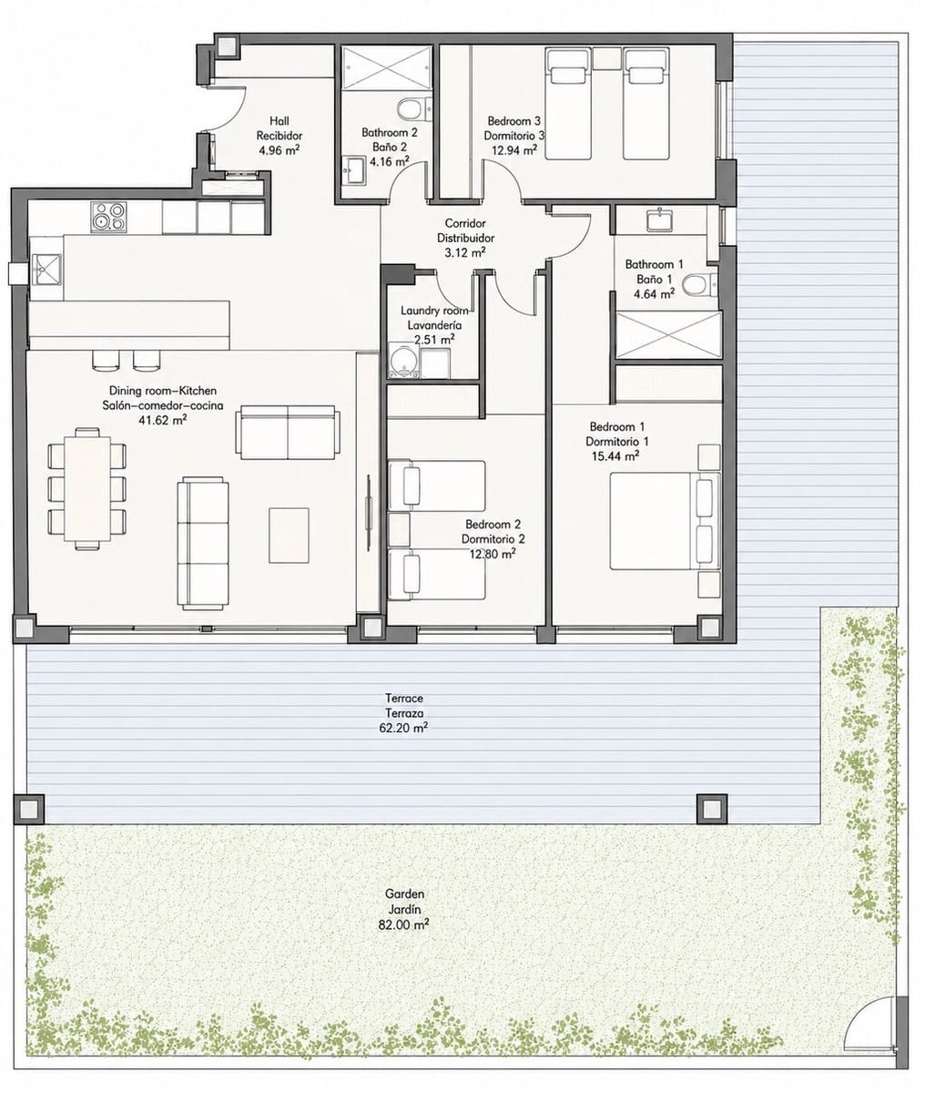 3 bedroom Apartment for sale in Santa Ponsa with pool garage - € 1,300,000 (Ref: 7713012)