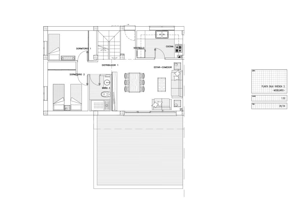 5 soveværelse Semi-Rækkehus til salg i Playas de Muro / Platges de Muro med swimmingpool garage - € 825.000 (Ref: 8337631)
