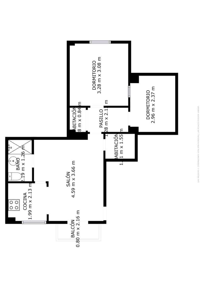 2 quarto Apartamento para venda em Palma de Mallorca - 575 000 € (Ref: 8514410)