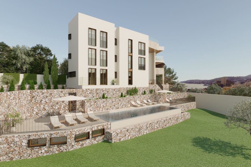 3 quarto Penthouse para venda em Cala Mayor com piscina garagem - 2 600 000 € (Ref: 8556689)