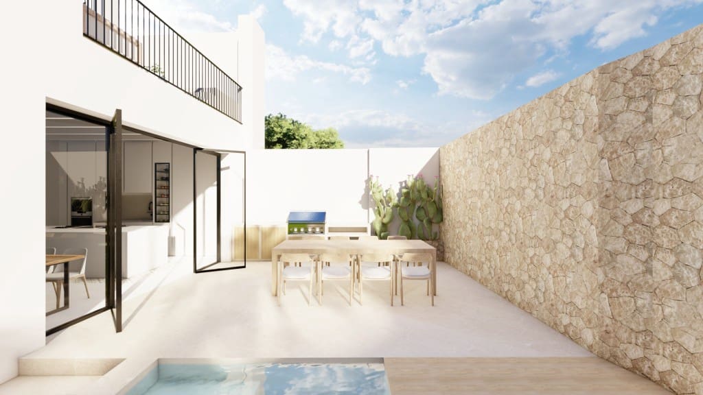 4 sypialnia Dom na sprzedaż w Santanyi z basenem garażem - 3 600 000 € (Ref: 8599345)