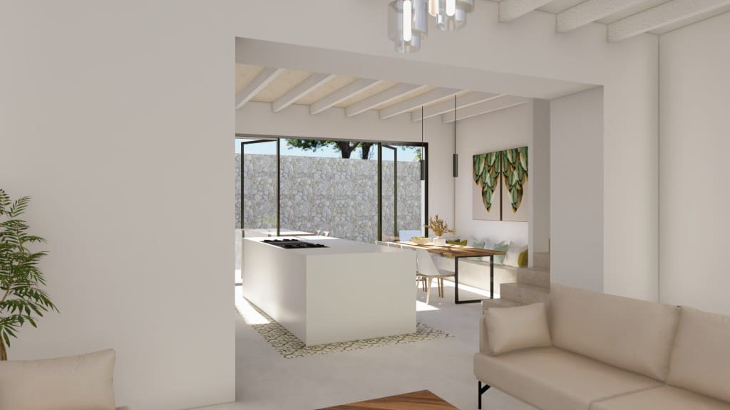 4 sypialnia Dom na sprzedaż w Santanyi z basenem garażem - 3 600 000 € (Ref: 8599345)