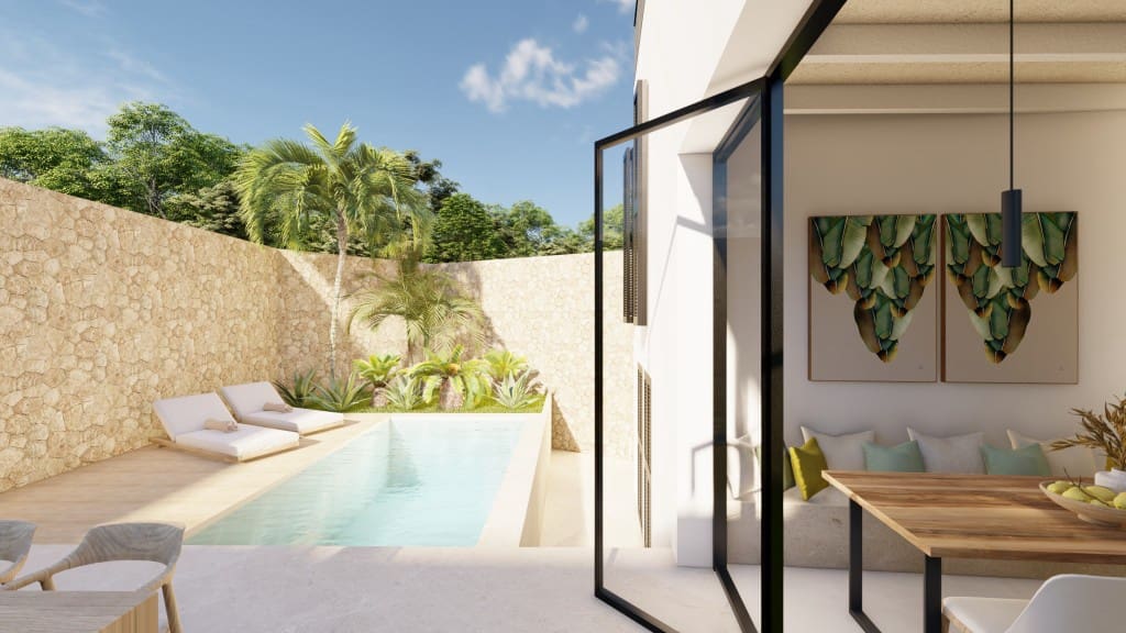 4 sypialnia Dom na sprzedaż w Santanyi z basenem garażem - 3 600 000 € (Ref: 8599345)