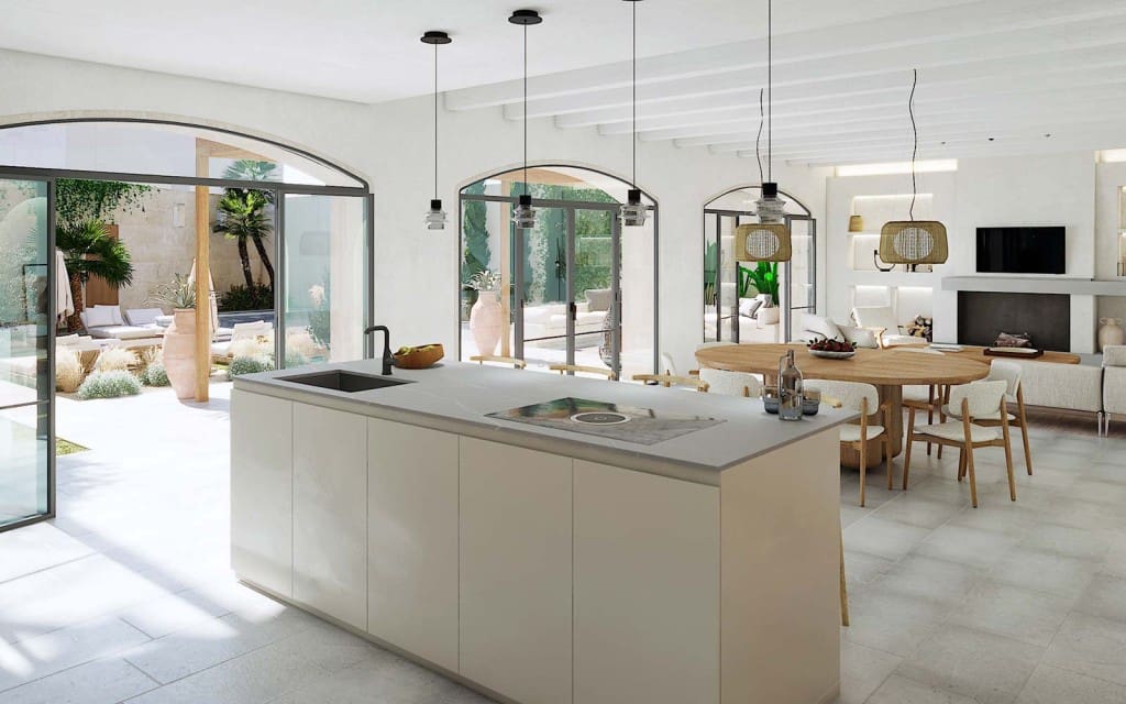 4 soveværelse Byhus til salg i Ses Salines med swimmingpool garage - € 3.150.000 (Ref: 8619735)