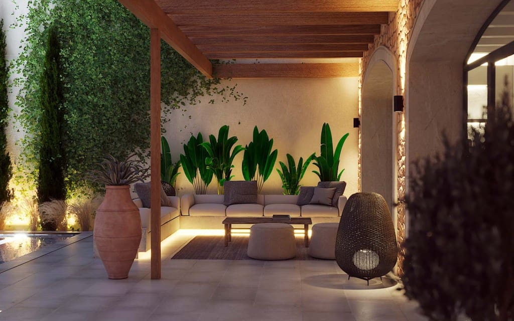 4 soveværelse Byhus til salg i Ses Salines med swimmingpool garage - € 3.150.000 (Ref: 8619735)