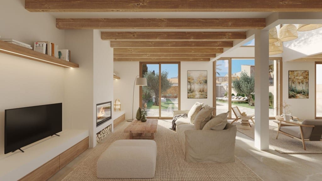 4 soveværelse Byhus til salg i Santanyi med swimmingpool garage - € 4.300.000 (Ref: 8777812)