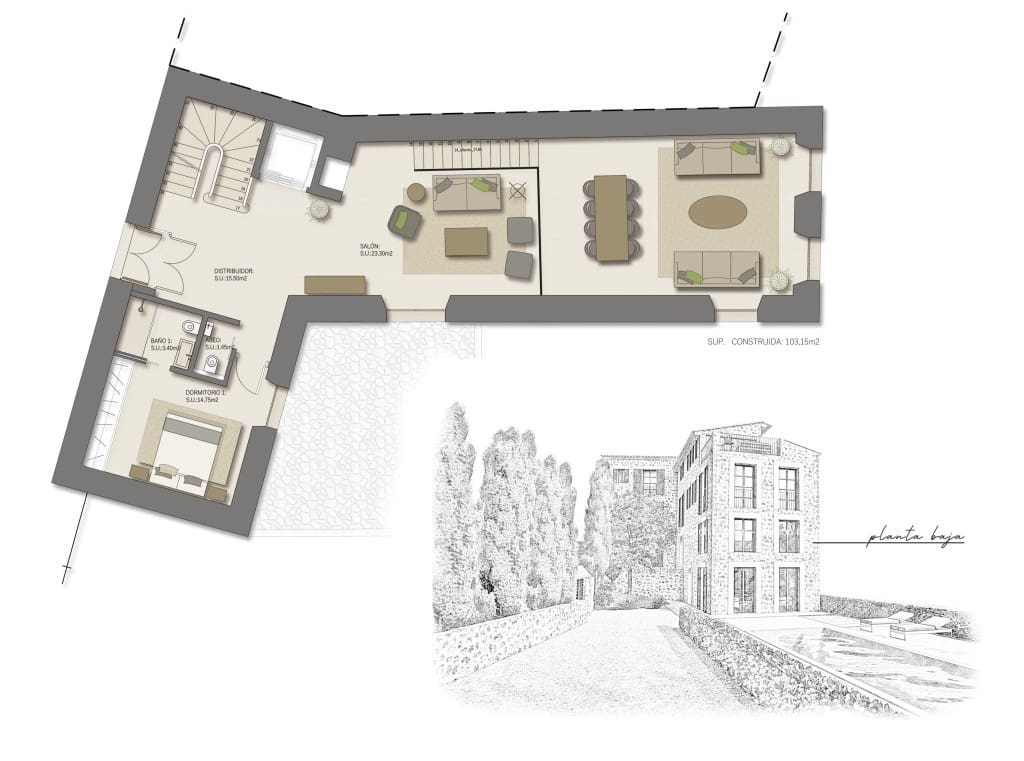 5 soveværelse Byhus til salg i Soller - € 1.255.000 (Ref: 8824659)