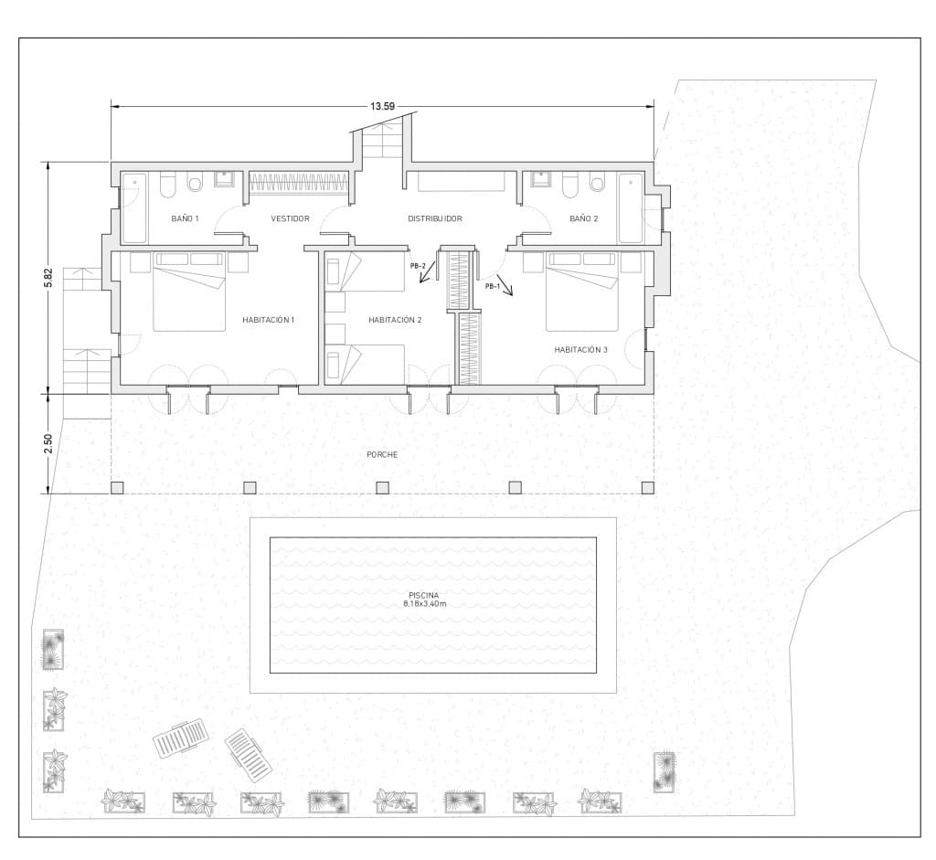 3 soveværelse Finca/Landehus til salg i Puerto de Andratx med swimmingpool - € 2.000.000 (Ref: 9098938)