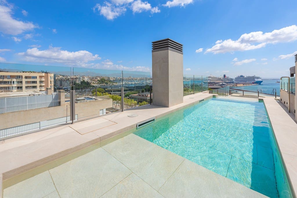 3 makuuhuone Kattohuoneisto myytävänä paikassa Palma de Mallorca mukana uima-altaan 
autotalli - 5 100 000 € (Ref: 9148993)