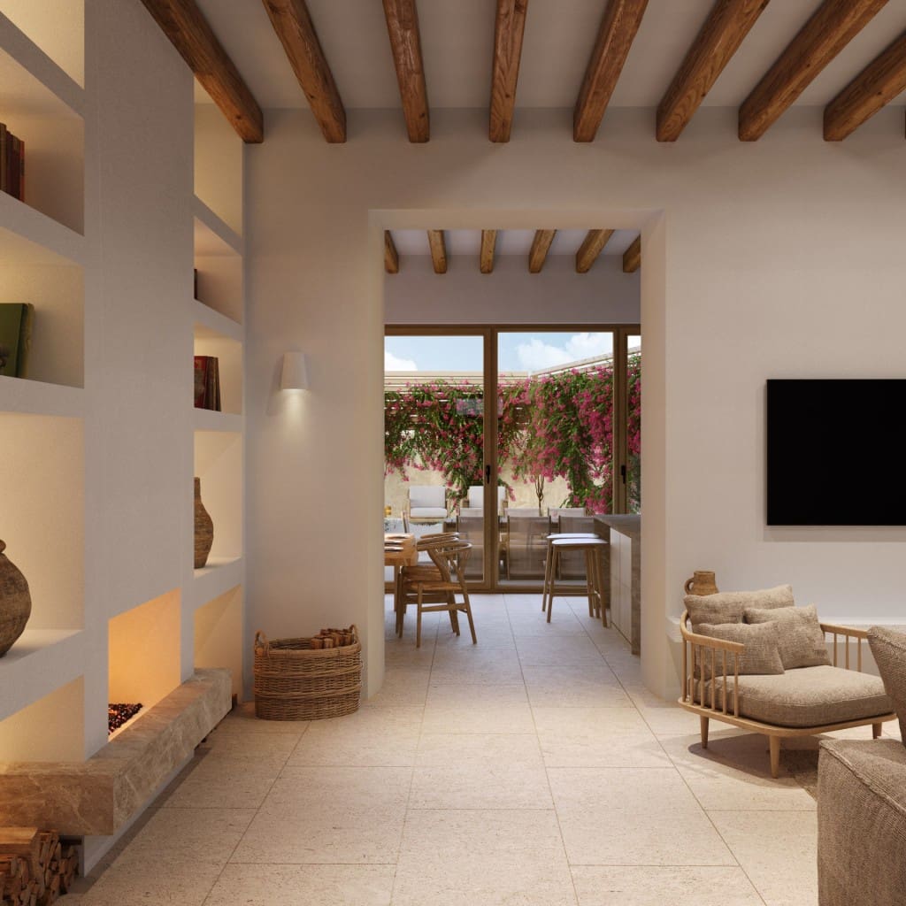 4 soveværelse Byhus til salg i Alaro med swimmingpool garage - € 1.850.000 (Ref: 9346873)