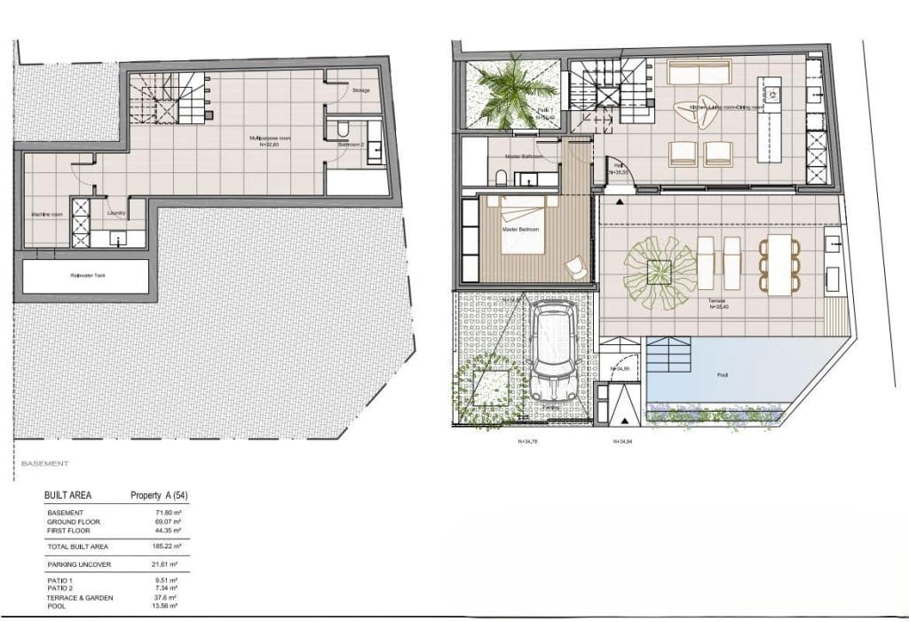 4 sypialnia Dom na sprzedaż w Palma de Mallorca z basenem garażem - 1 500 000 € (Ref: 9518464)