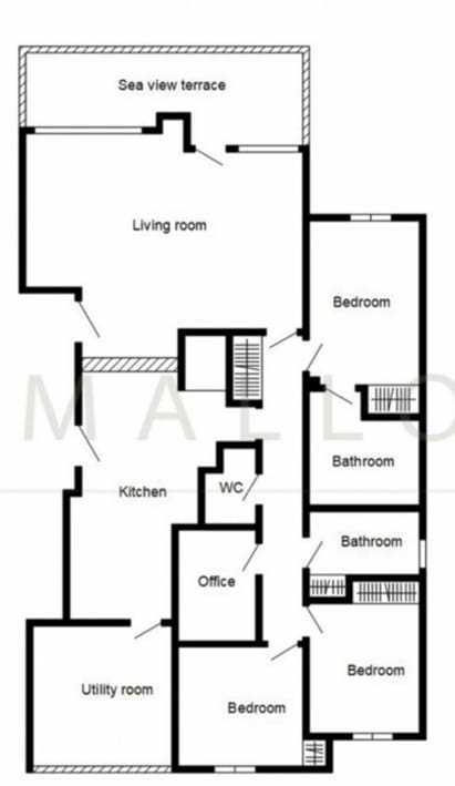 4 bedroom Apartment for sale in San Agustin / Sant Agusti with pool - € 1,495,000 (Ref: 9647721)