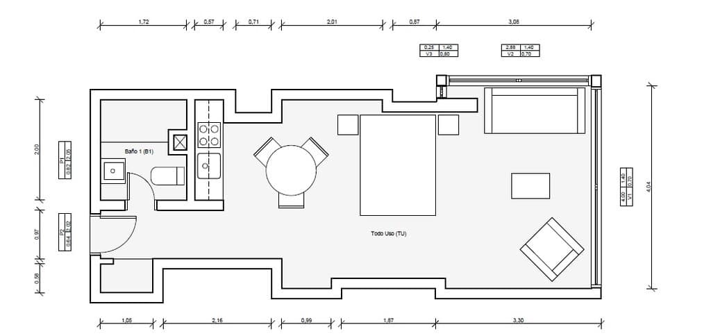 Studio for sale in Santa Ponsa with pool - € 240,000 (Ref: 9805270)