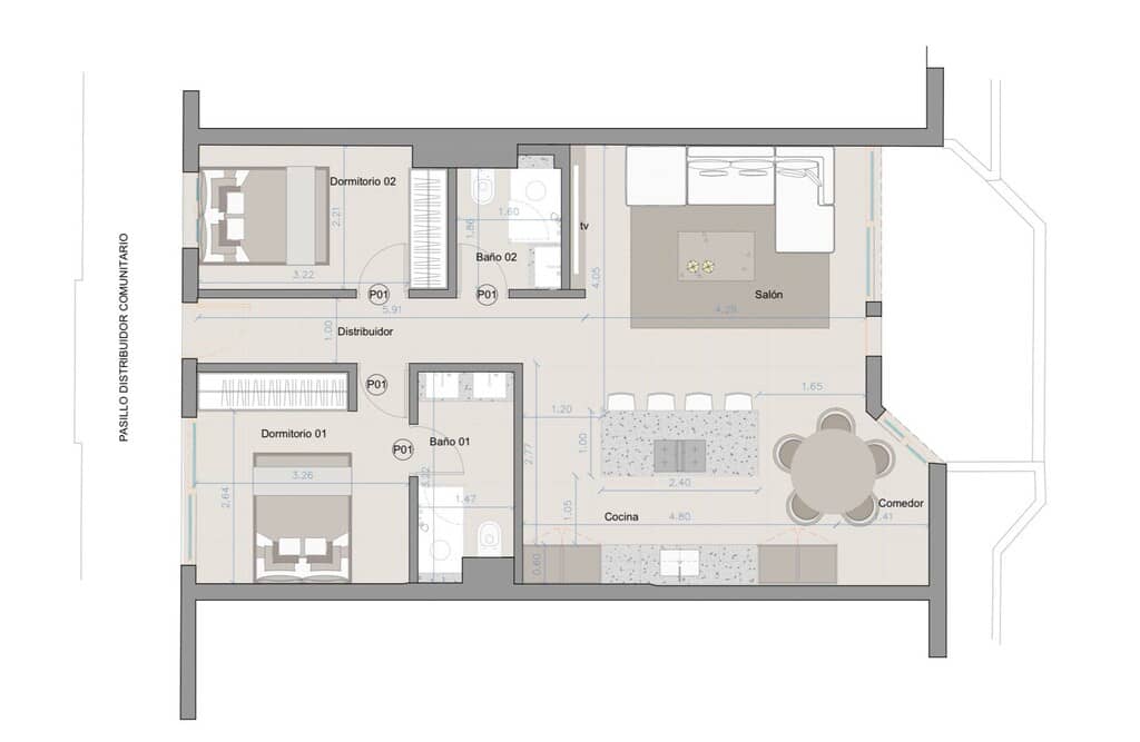 2 slaapkamer Appartement te koop in Cala Vinyes / Cala Vinyas / Cala Vinas met zwembad - € 925.000 (Ref: 9947398)