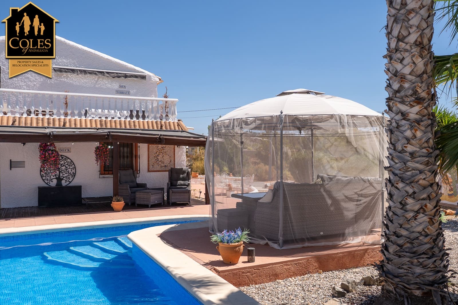 6 slaapkamer Finca/Landhuis te koop in Oria met zwembad garage - € 370.000 (Ref: 10021445)