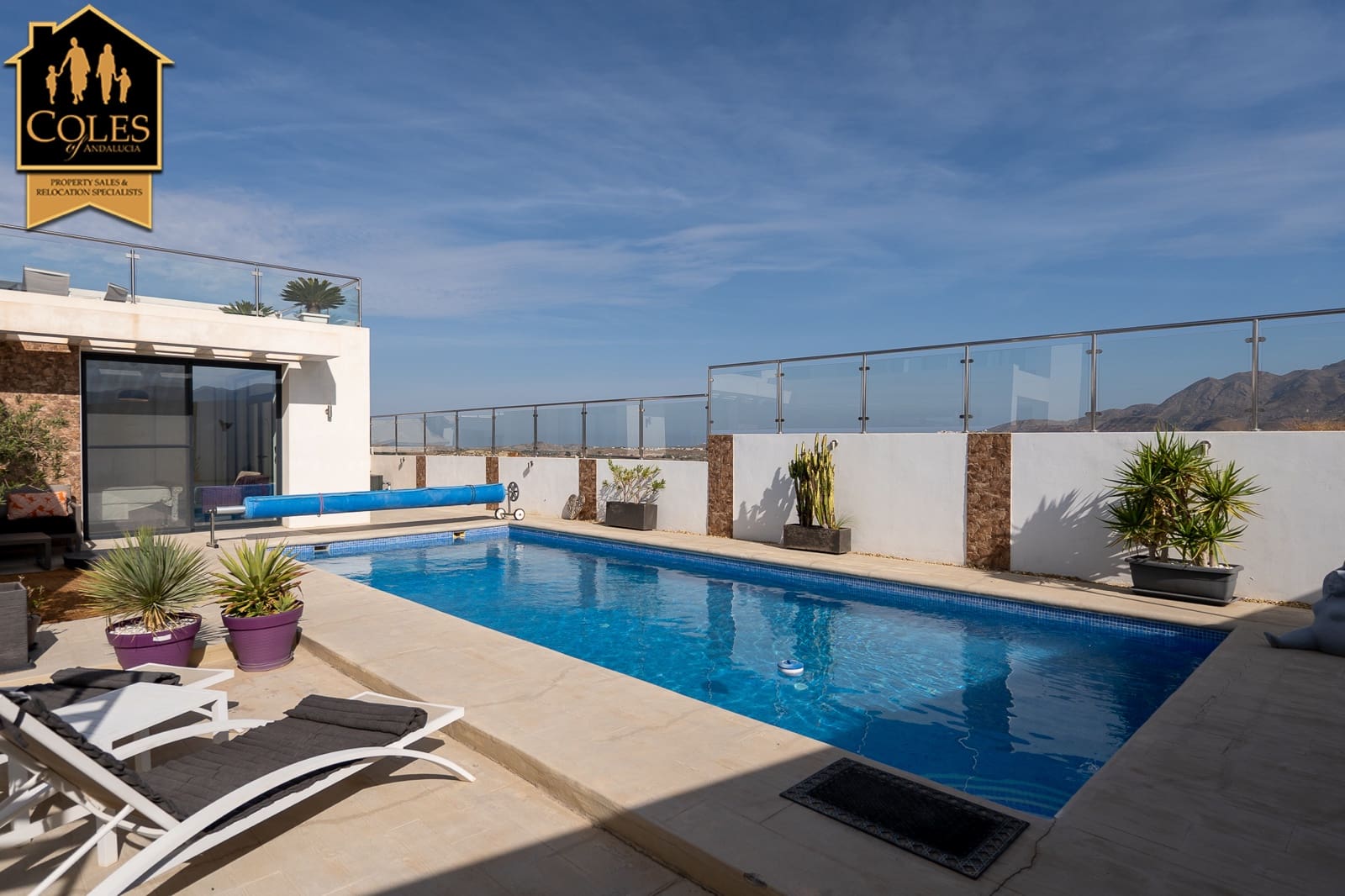 3 bedroom Villa for sale in Los Gallardos with pool garage - € 540,000 (Ref: 10155467)