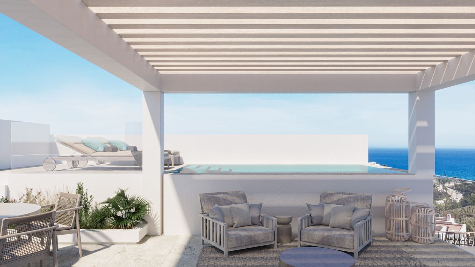 2 sovrum Strandlägenhet till salu i Mojacar med pool garage - 305 000 € (Ref: 8447164)