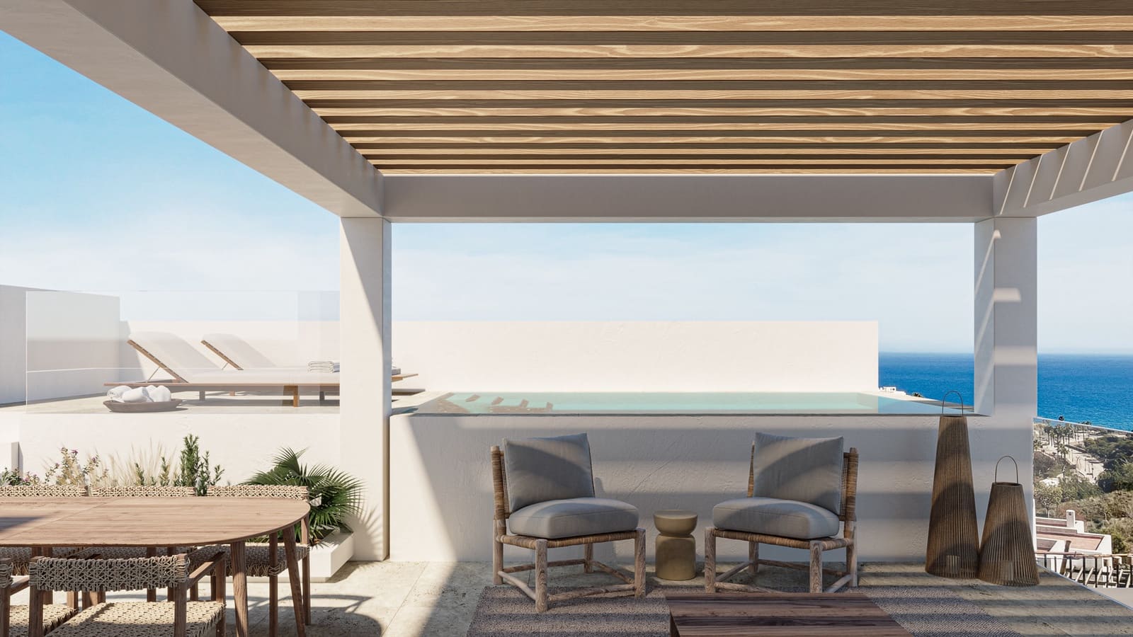 2 sovrum Strandlägenhet till salu i Mojacar med pool garage - 305 000 € (Ref: 8447164)