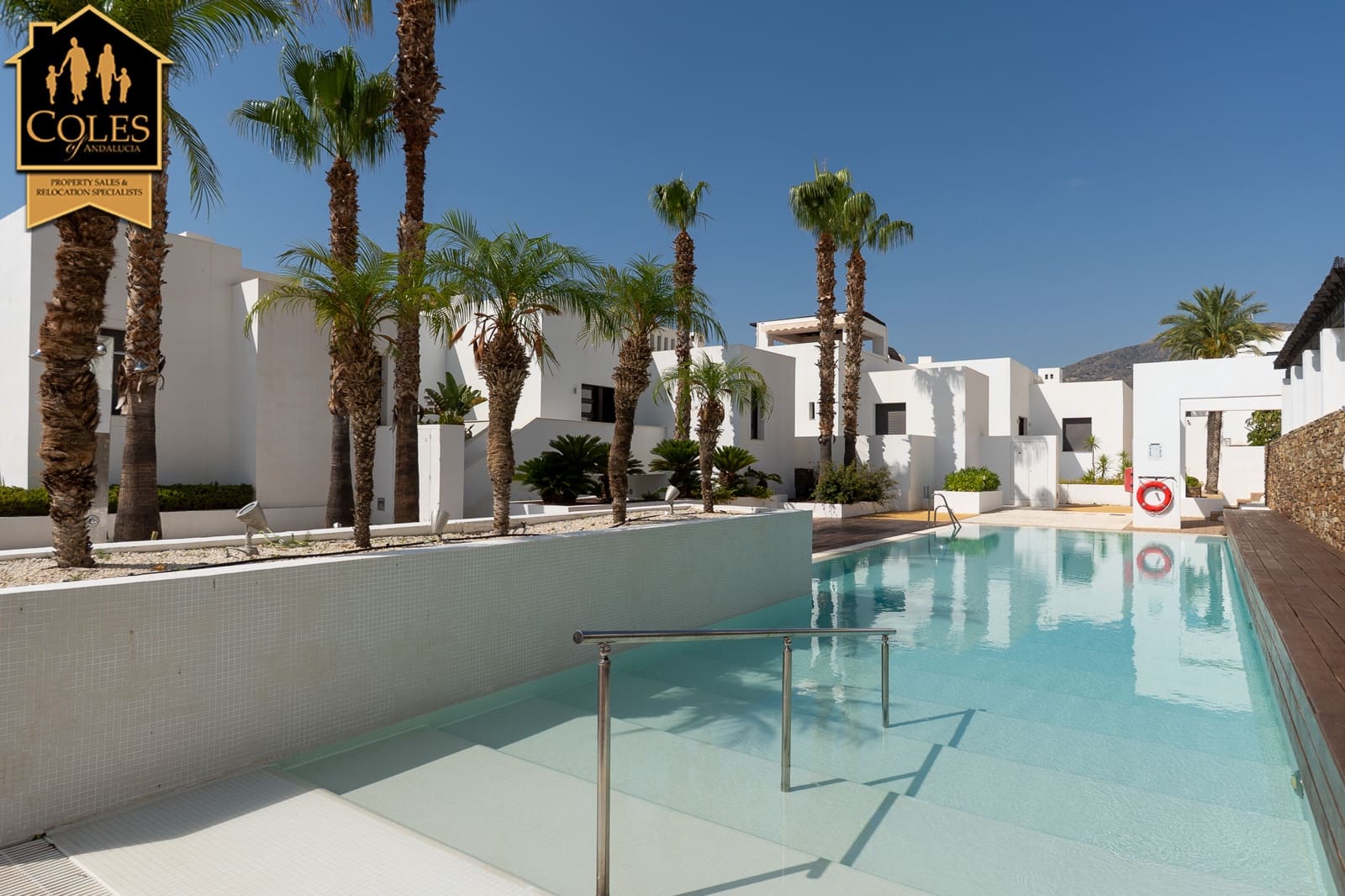 2 soverom Strandleiligheter til salgs i Mojacar med svømmebasseng garasje - € 259 000 (Ref: 9101347)
