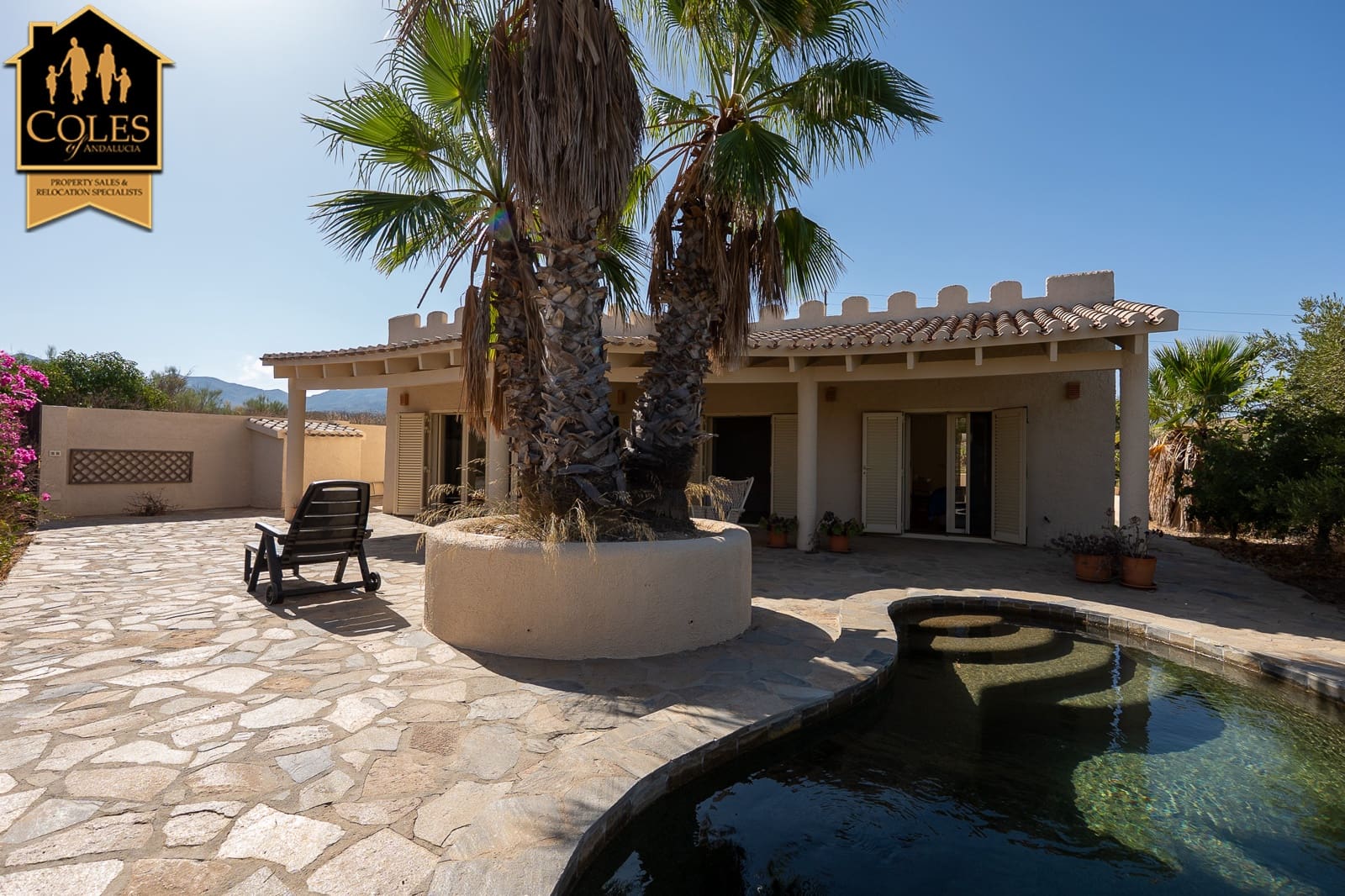 2 soveværelse Villa til salg i Los Gallardos med swimmingpool garage - € 309.995 (Ref: 9249136)