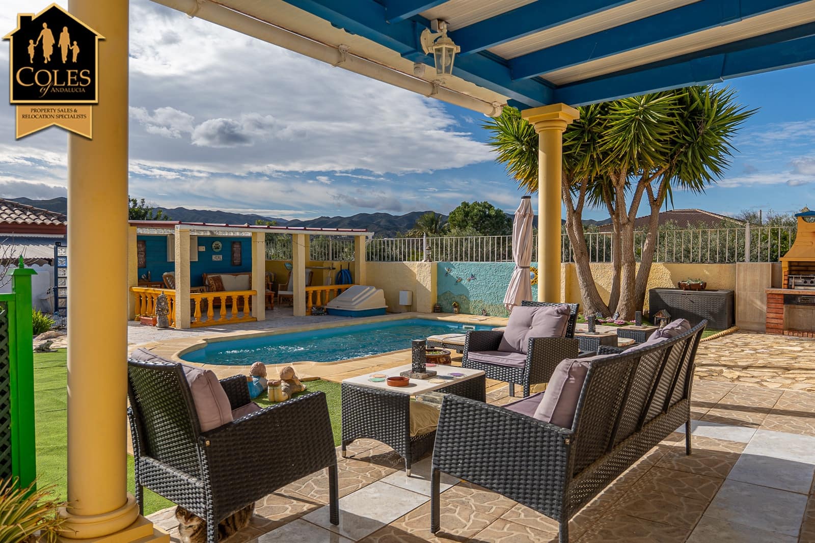 3 sypialnia Willa na sprzedaż w Arboleas z basenem garażem - 259 995 € (Ref: 9566395)