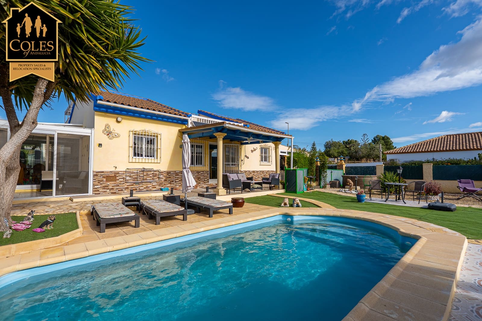 3 sypialnia Willa na sprzedaż w Arboleas z basenem garażem - 259 995 € (Ref: 9566395)