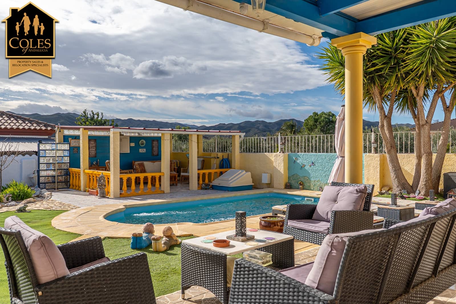 3 sypialnia Willa na sprzedaż w Arboleas z basenem garażem - 259 995 € (Ref: 9566395)