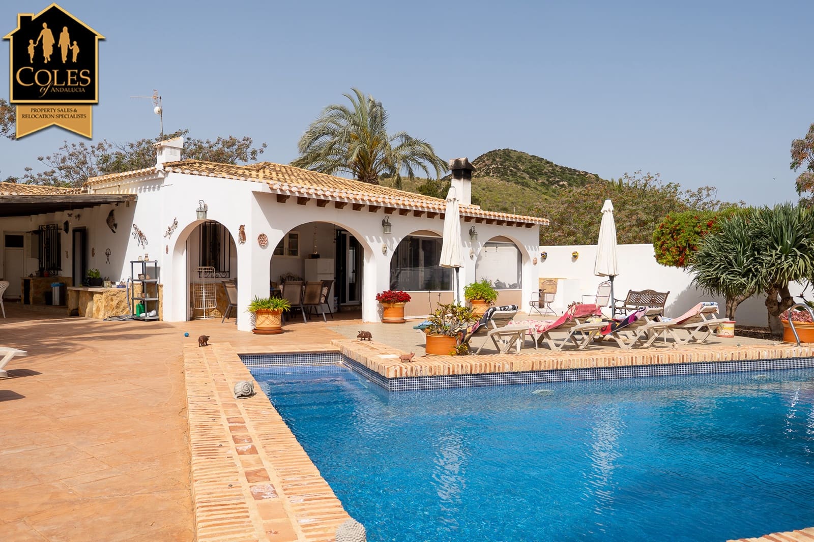 4 sypialnia Willa na sprzedaż w Cuevas del Almanzora z basenem garażem - 485 000 € (Ref: 9793245)