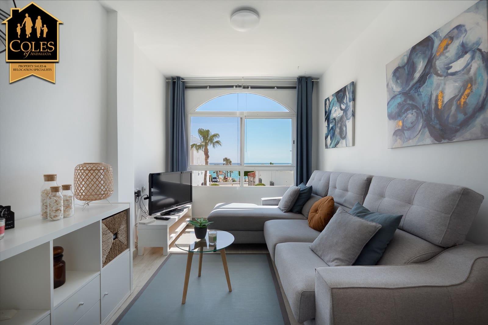 2 Zimmer Strandapartment zu verkaufen in Mojacar mit Garage - 214.950 € (Ref: 9823974)
