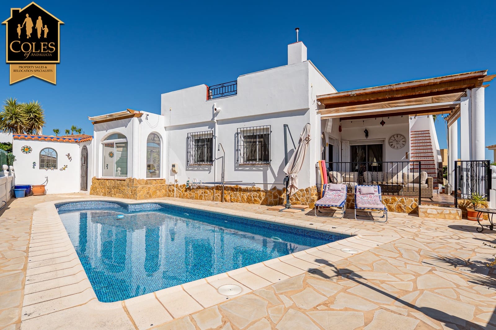 2 soveværelse Villa til salg i Turre med swimmingpool garage - € 274.950 (Ref: 9844353)