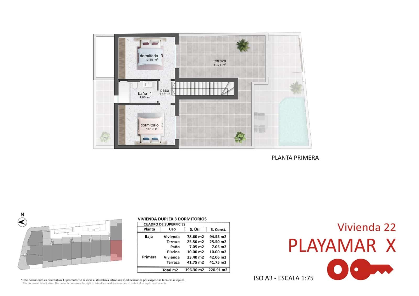 3 bedroom Apartment for sale in Pilar de la Horadada with pool garage - € 259,900 (Ref: 8853195)