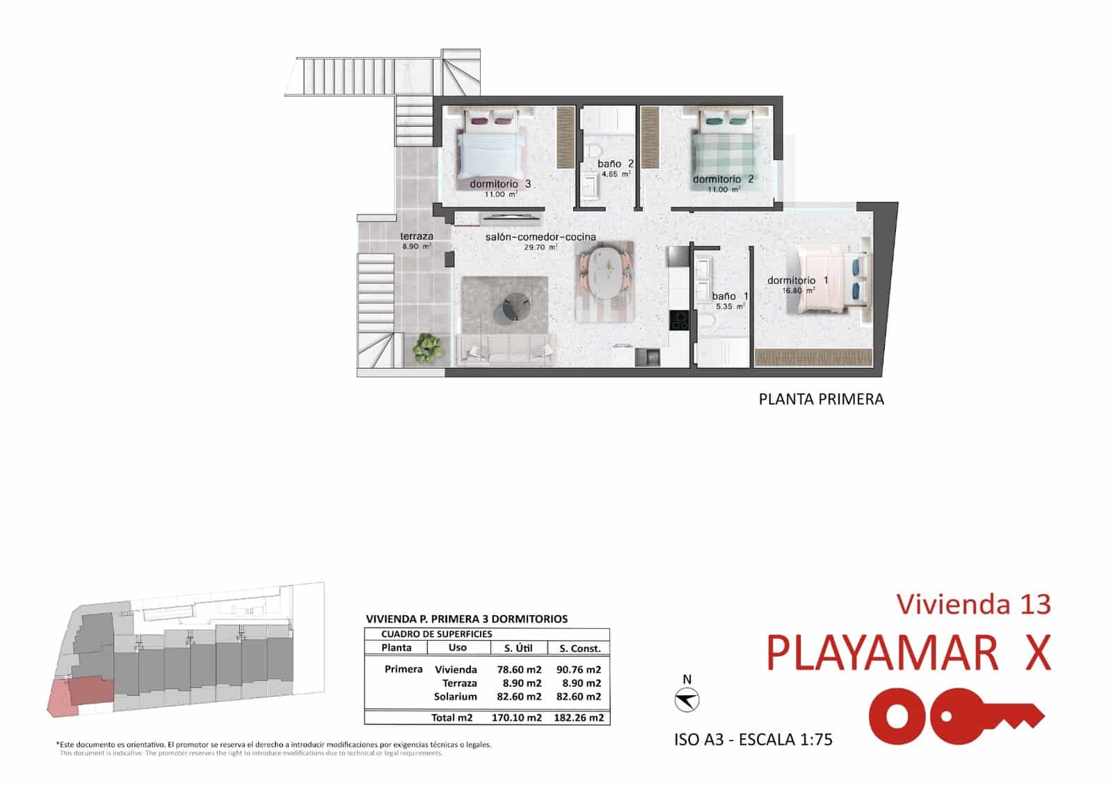 3 bedroom Apartment for sale in Pilar de la Horadada with pool garage - € 259,900 (Ref: 8853195)