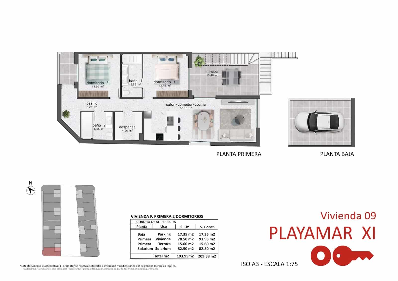 2 bedroom Apartment for sale in Pilar de la Horadada with pool - € 235,900 (Ref: 8853196)